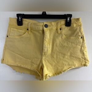Kut from the Kloth Yellow Jean Shorts
